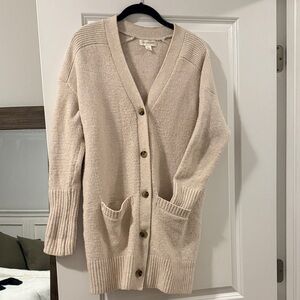 Treasure & Bond Beige Cardigan Sweater
